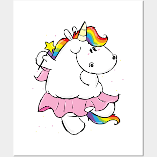 Magic unicorn Posters and Art